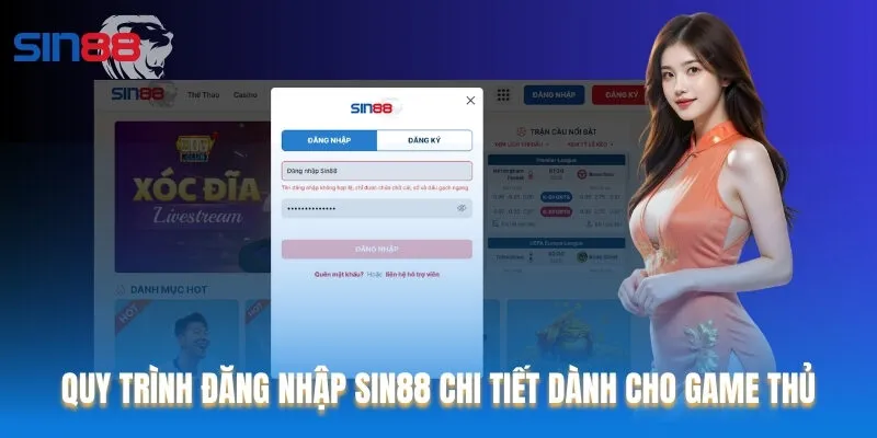 Quy trình đăng nhập Sin88 chi tiết cho game thủ